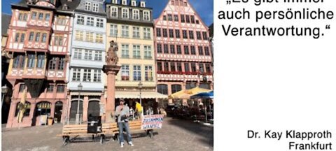 „Es gibt immer auch persönliche Verantwortung“ Immunologe Kay am 4.7.22 in Frankfurt (Re-Upload)