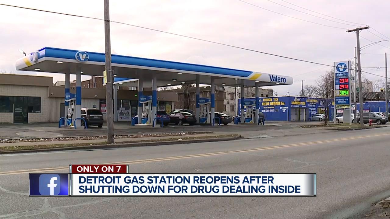 Detroit gas station back open After 45-day closure for drug activity