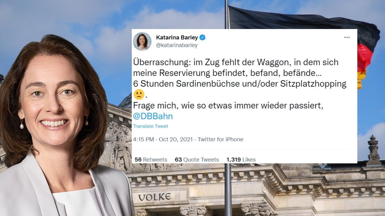 Brutal! So sehr leidet Frau Barley SPD unter der finanziellen Vollversorgung!