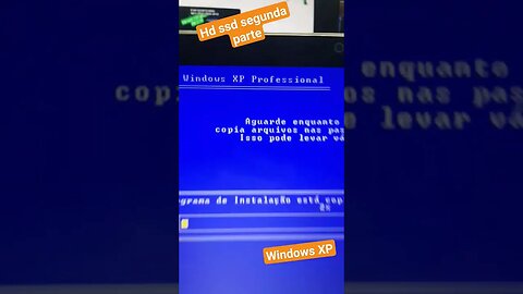 HDD SSD DE R$ 3,19 instalado e com Windows XP profissional #shots