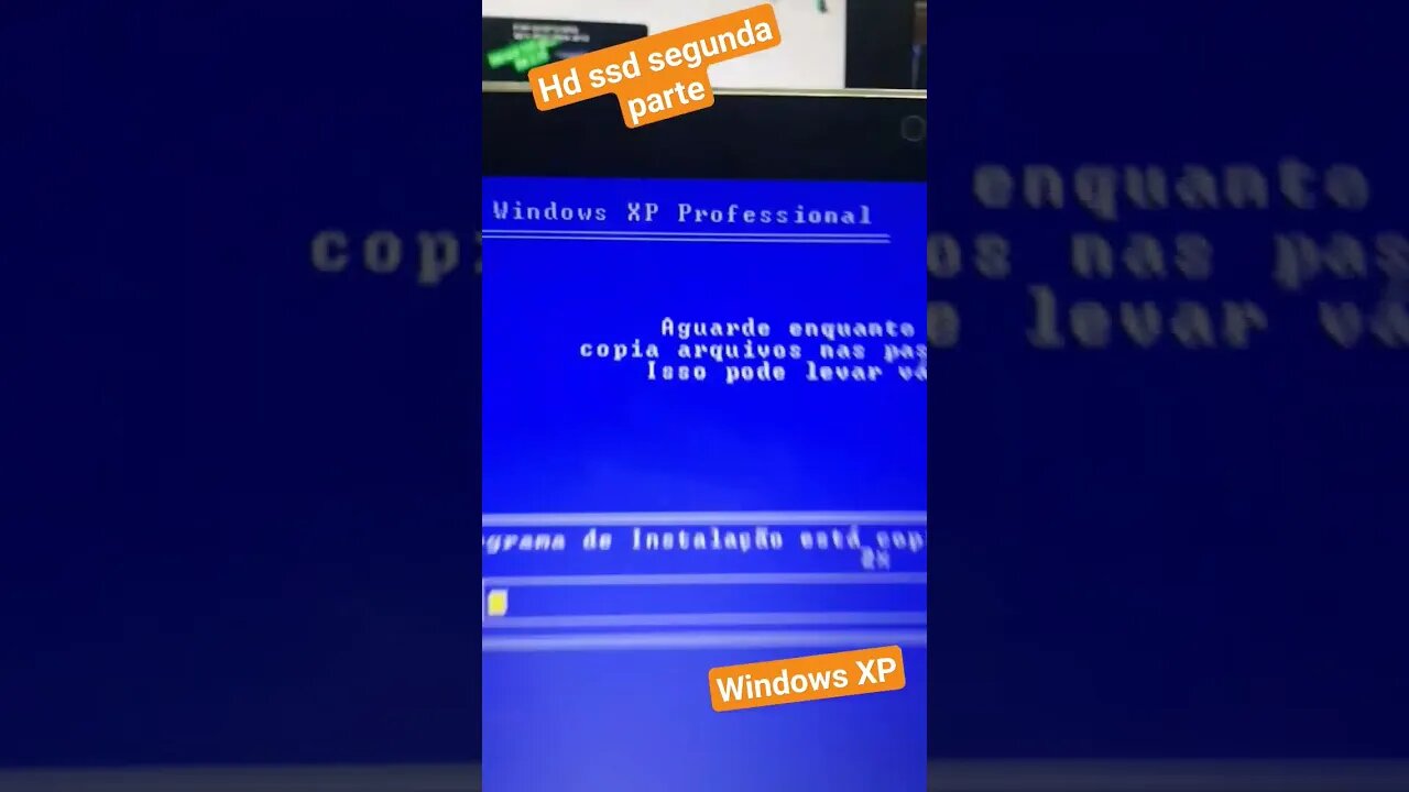 HDD SSD DE R$ 3,19 instalado e com Windows XP profissional #shots