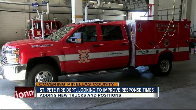 St. Pete Fire Dept. looking to improve response time