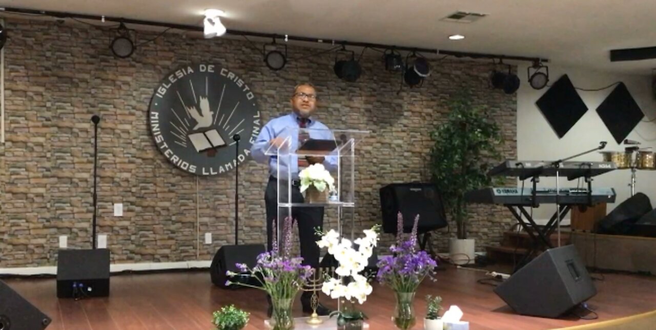 Pastor Leopoldo Morales. Servicio domingo 15 de mayo de 2022.