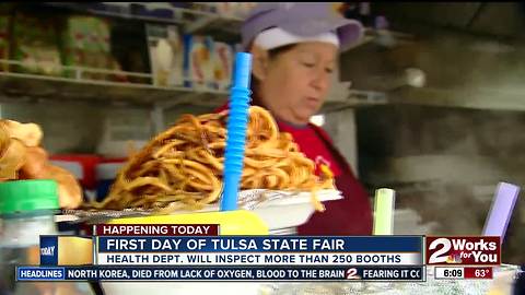 More than 250 food booths to be inspected at Tulsa State Fair