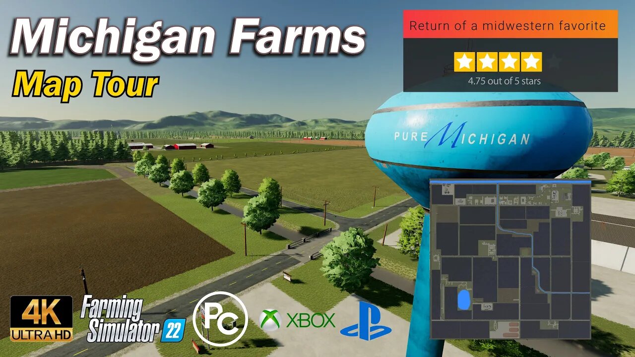 Michigan Farms | Map Review | Farming Simulator 22