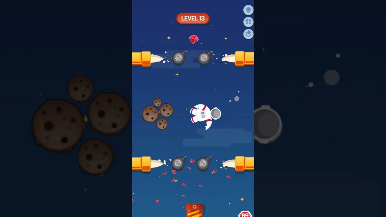 Lost in Space IOS Game - How to pass level 13 ! It is not impossible.