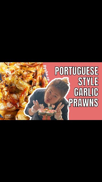 Cooking Portuguese Style Garlic Prawn. Cooking Ideas and Inspiration. #shorts