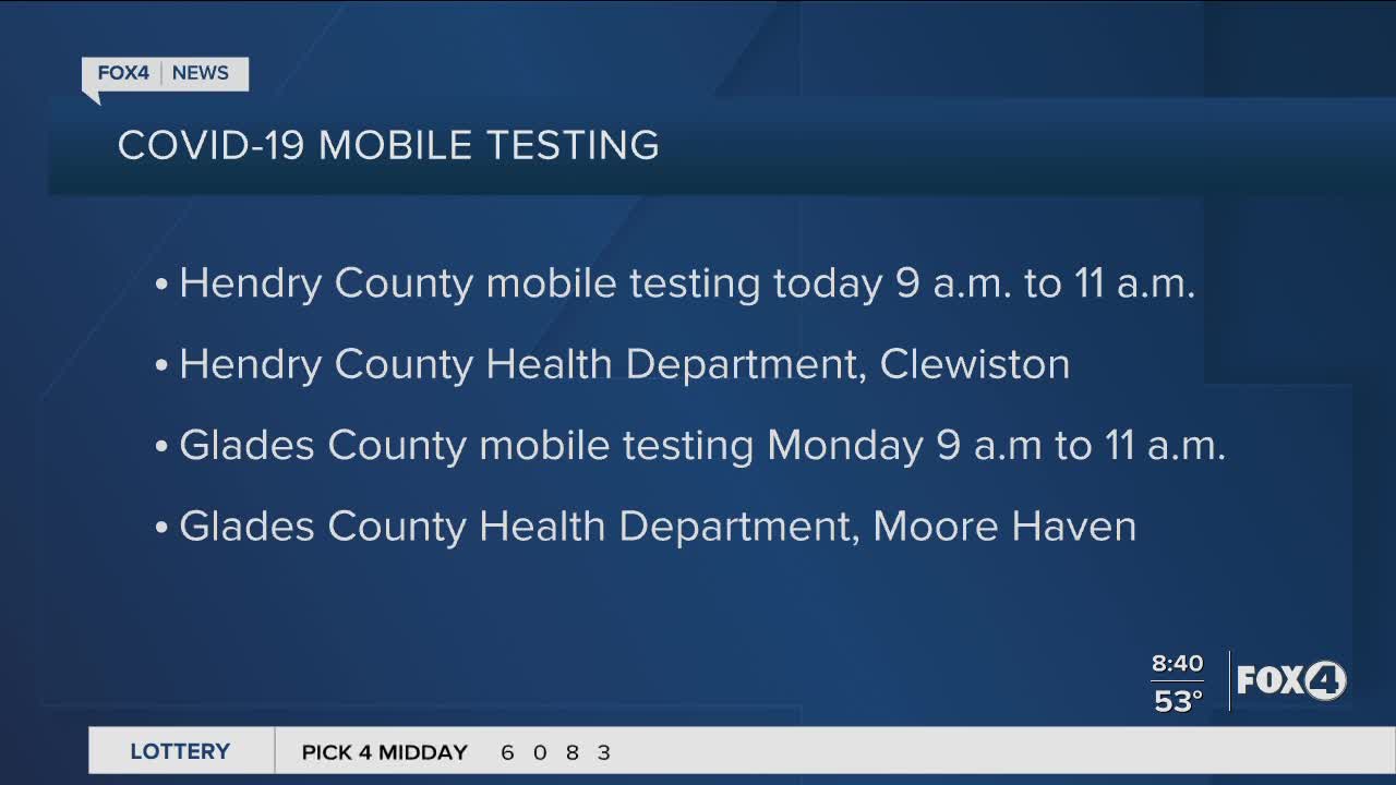 Coronavirus testing in Southwest Florida
