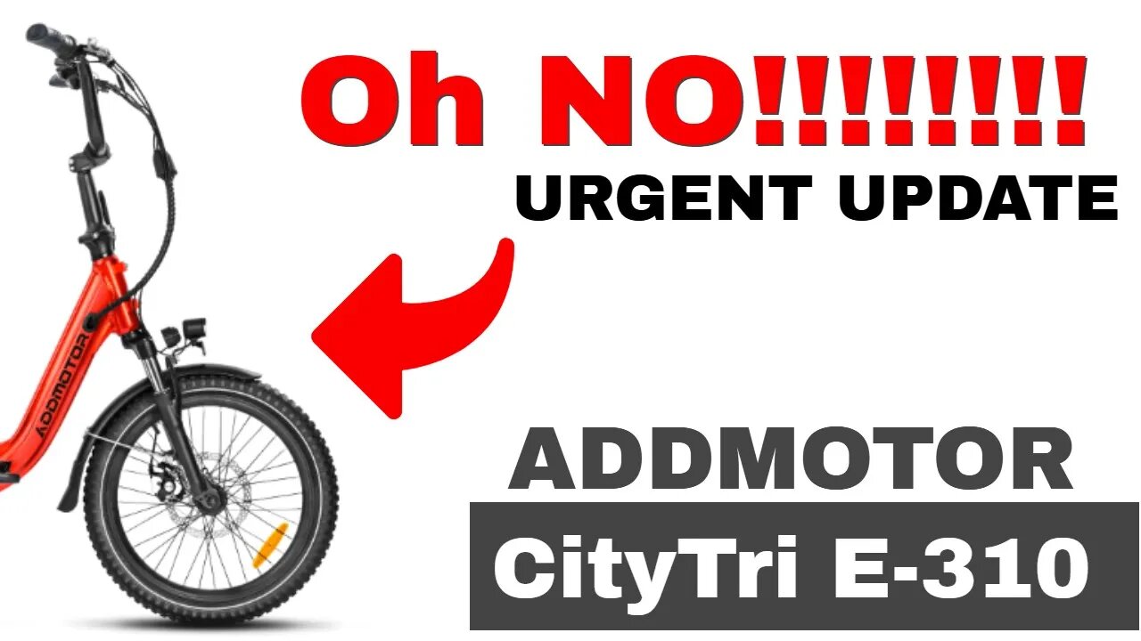 eBike/eTrike | Addmotor E-310 SHIPPING UPDATE