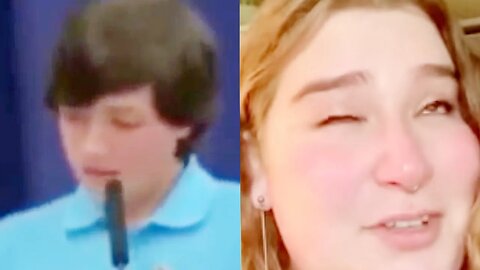 High School Freshman OWNS School Board Libs