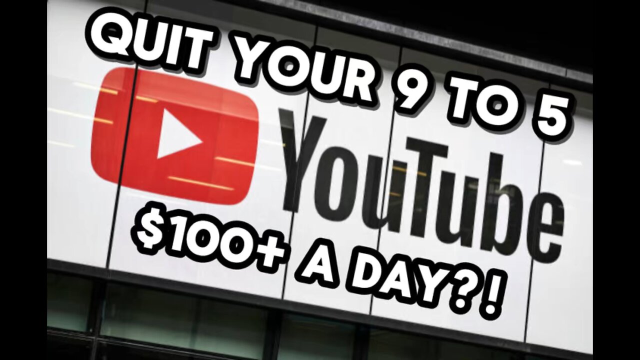 Quit your 9 to 5 job and start a faceless channel [How to video]