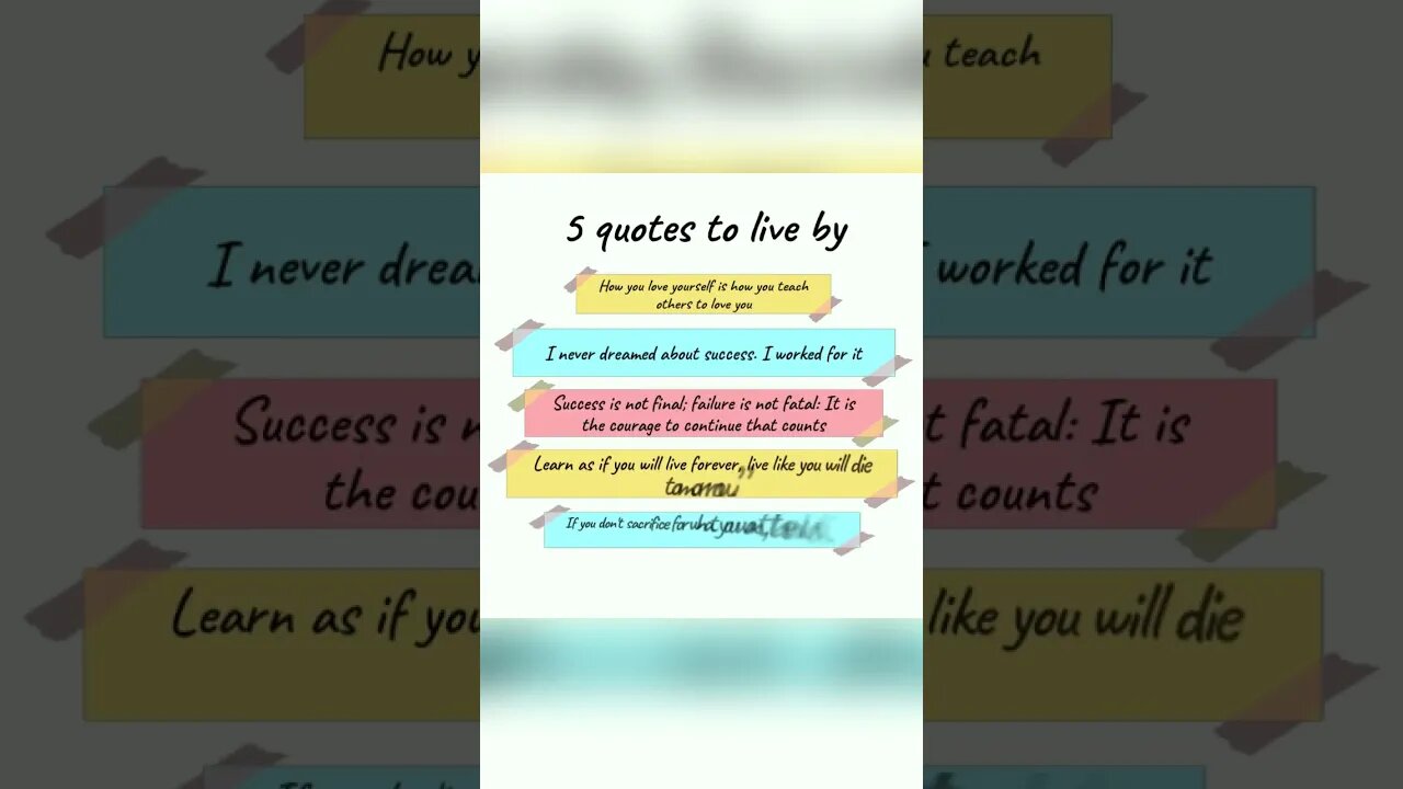 5 Motivational Quotes To Live By #shorts #motivation #wordsofwisdom #lifequotes