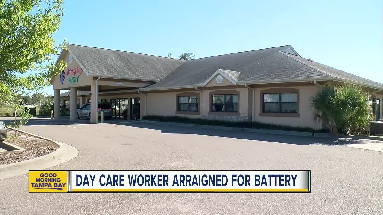 Daycare worker fired, charged with 3 counts of battery for pushing 3 toddlers to the ground | Arraignment Monday