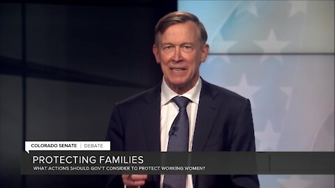 Debate: Hickenlooper on protecting working women