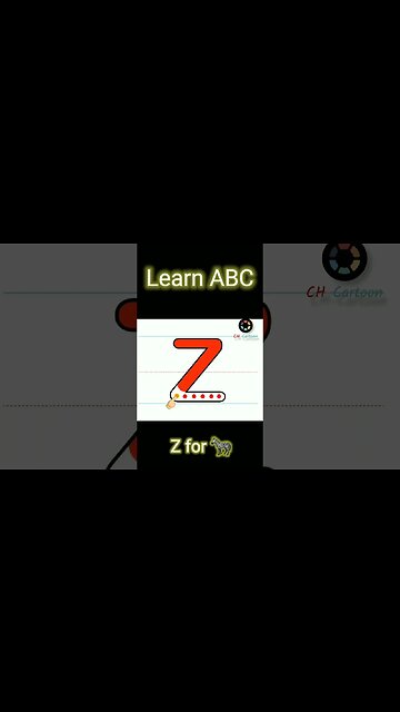 Z for Zebra | abc cartoon | toddler videos | CH-Cartoon