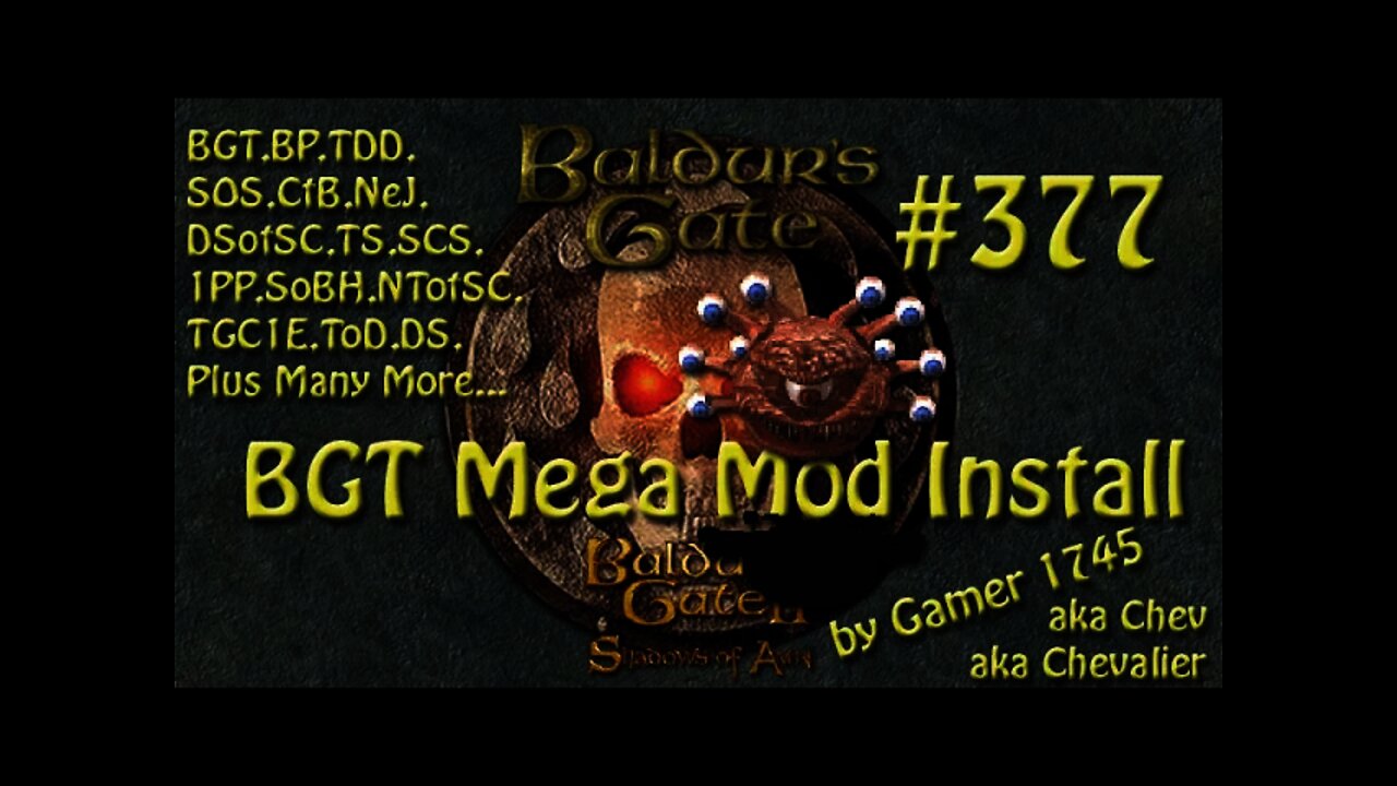 Let's Play Baldur's Gate Trilogy Mega Mod Part 377