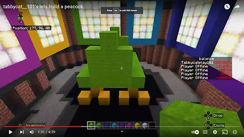 tabbycat__101's lets build a peacock