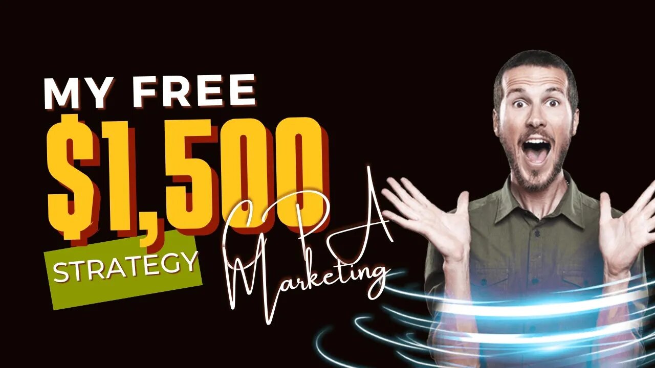 My Free $1,500 Strategy! CPA Marketing FREE Traddic Method, Promote CPA Offer for Free