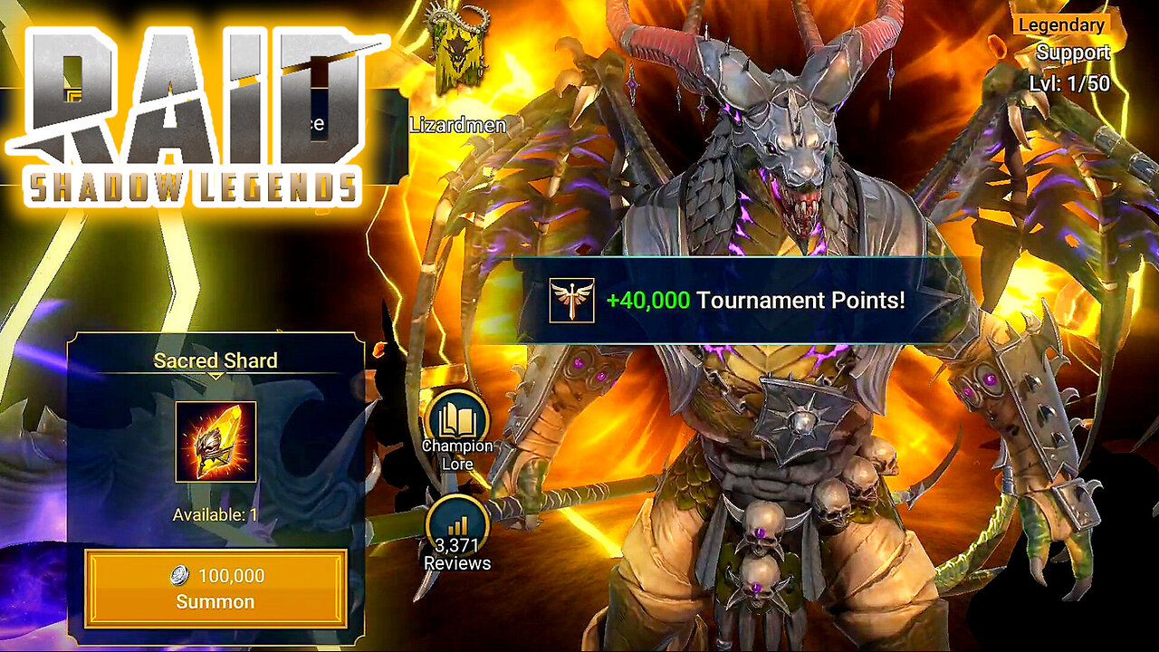 Unlocking the Pythion Champion During CvC Event in Raid Shadow Legends