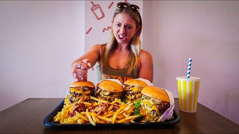 "If I Finish.. It'll Be A Record" | The "King Hulk" 16 Patty Cheeseburger Challenge