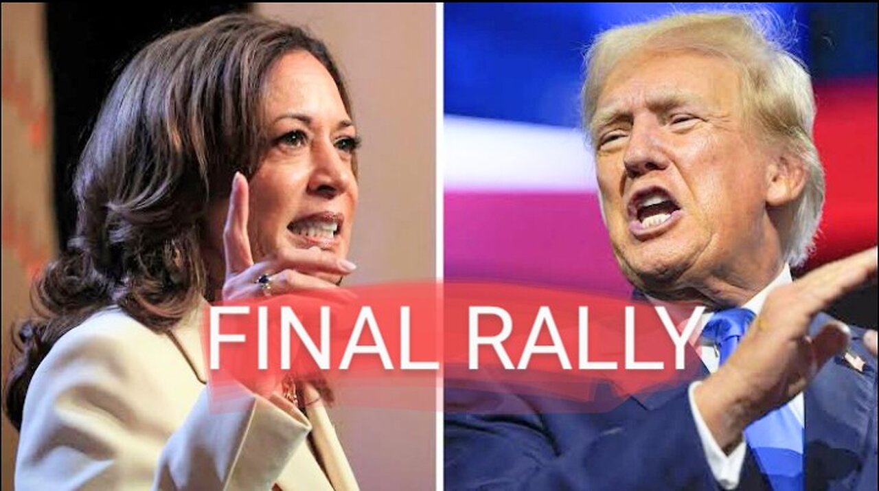Donald Trump vs Kamala Harris final rally/countdown