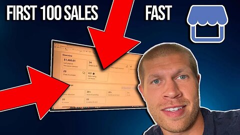 How to Get Your First 100 Sales on Facebook Marketplace FAST