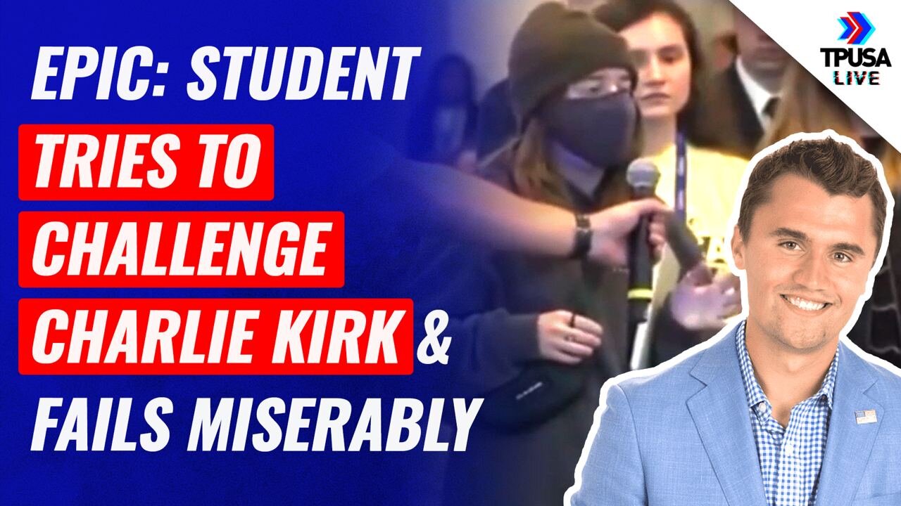 EPIC: Student Tries To Challenge Charlie Kirk & Fails Miserably