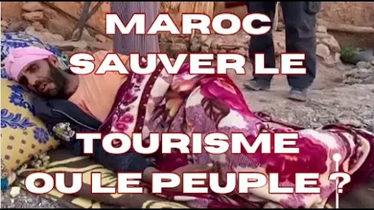 MAROC : SAUVER LE TOURISME OU LE PEUPLE ?