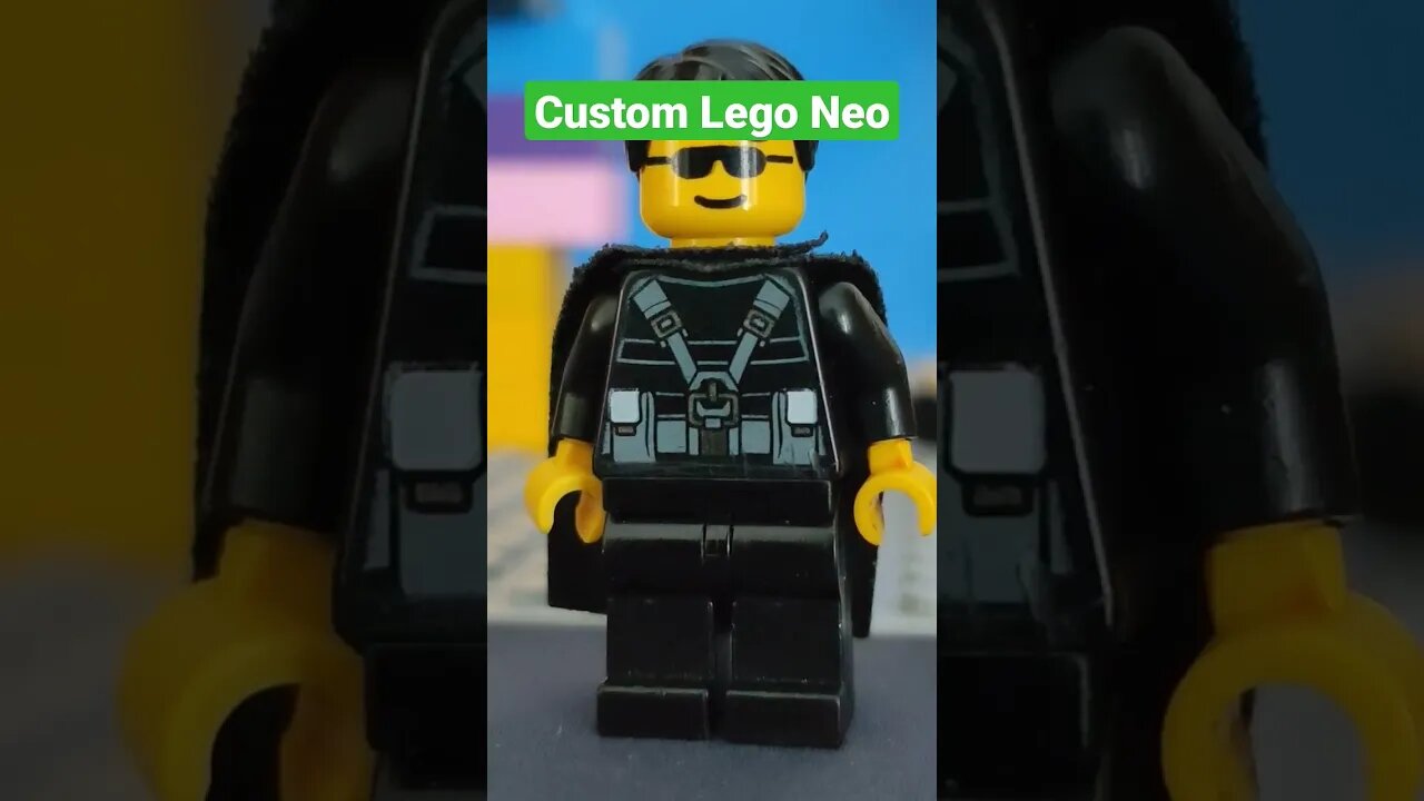 Custom Lego Neo from The Matrix