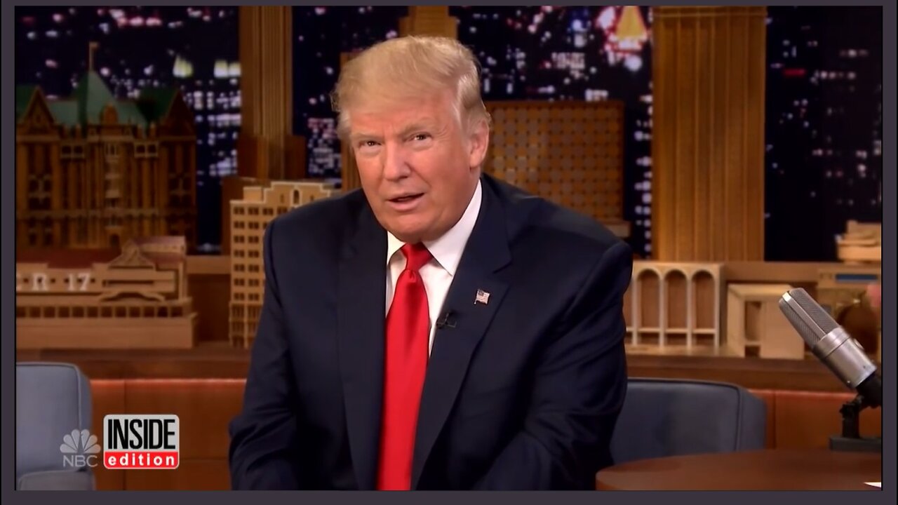 CLASSIC! Jimmy Fallon Messes Up Donald Trump's Hair!