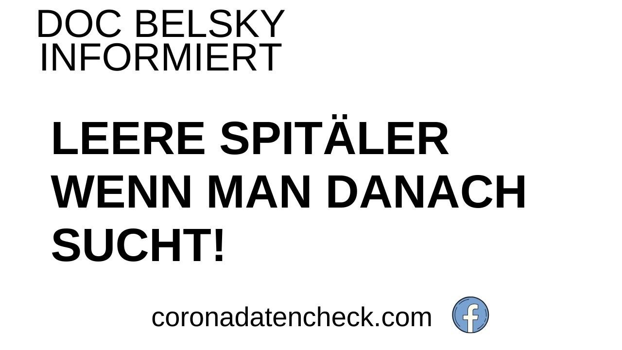 Leere Spitäler wenn man danach sucht