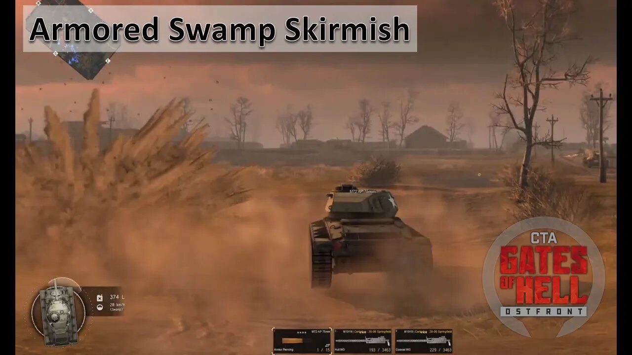 [Conquest/US w/Valour Mod] Swamp Skirmish Turns Into Armor Brawl l Gates of Hell: Ostfront