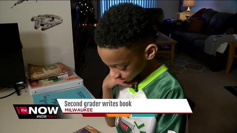 7-year old Milwaukee boy writes and publishes his very first book
