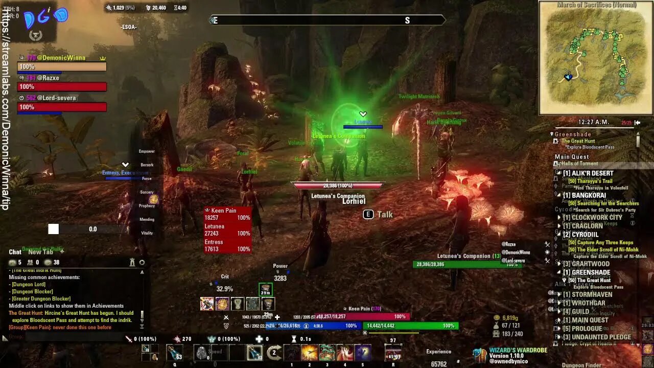 Siphon Healer crit heals