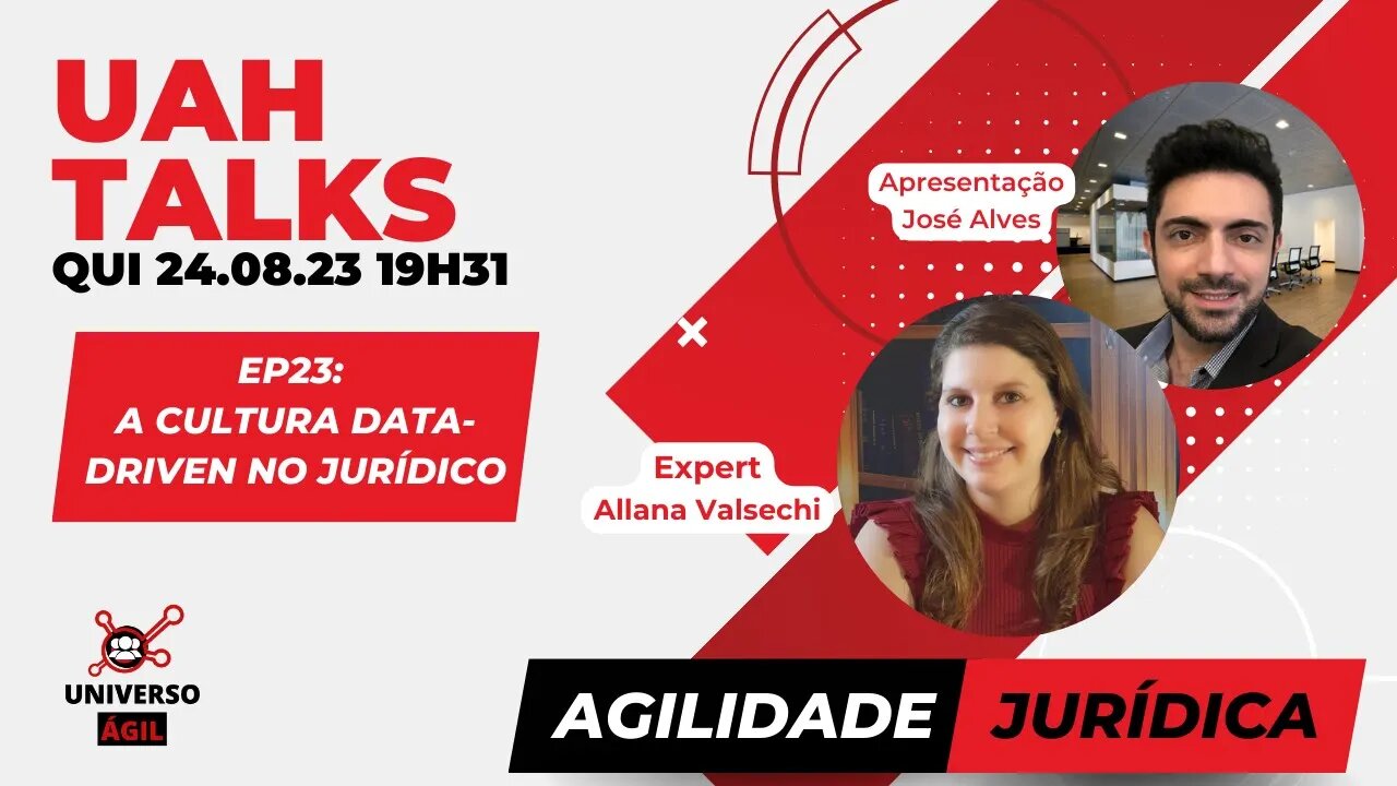 #UAHTALKs #AgilidadeJurídica EP23 A Cultura Data-Driven no Jurídico