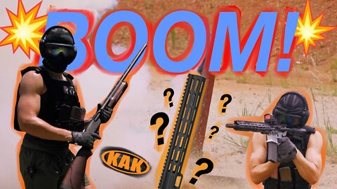 Shooting KAK Handguards With A 12-Gauge!