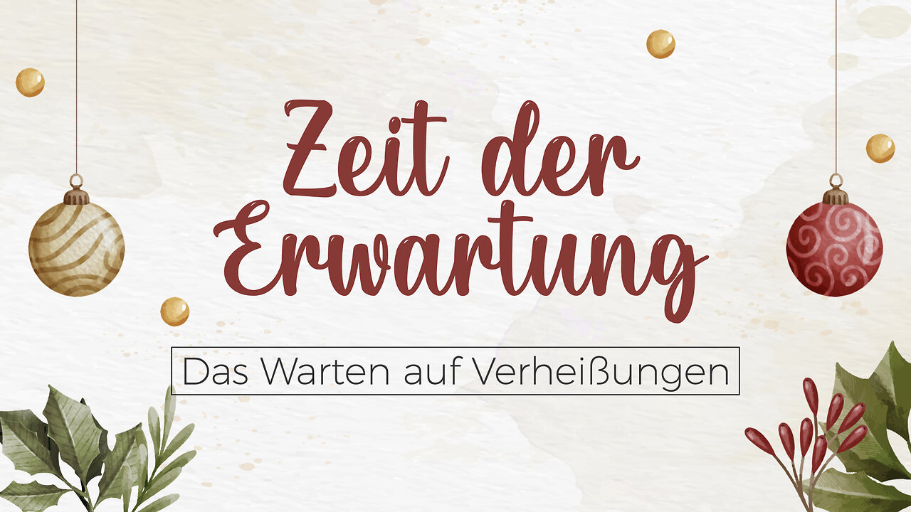 Weihnachtsedition: Zeit der Erwartung