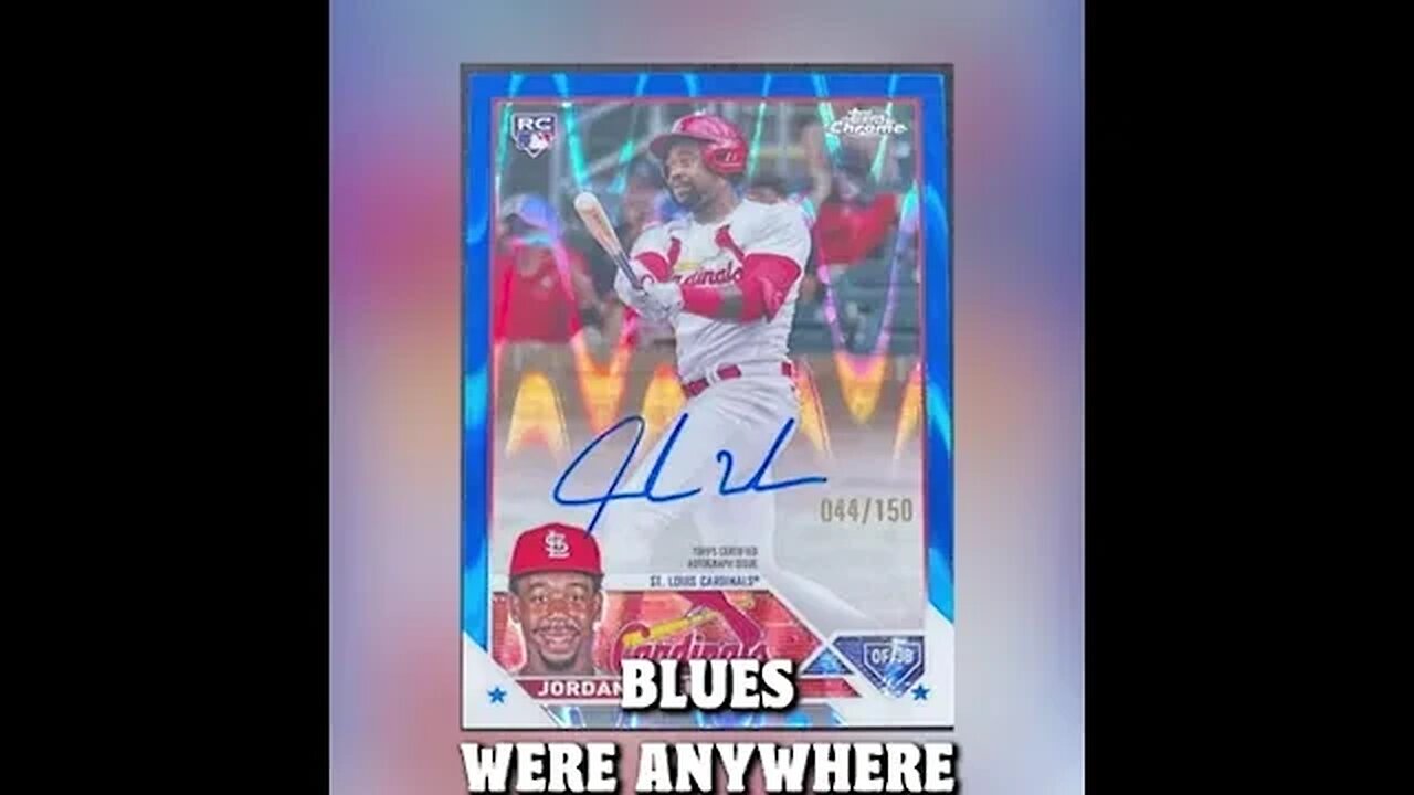 What are Jordan Walker’s Autos Going For? - Topps Chrome 2023