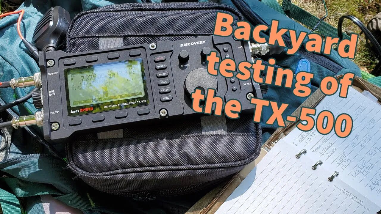 Some TX-500 backyard testing