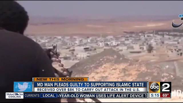 Maryland man pleads guilty to supporting ISIS