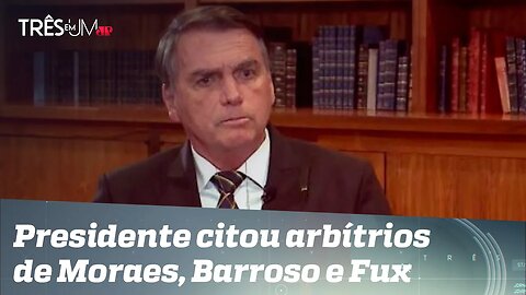 Bolsonaro faz ataques a ministros do STF e manifesto pela democracia