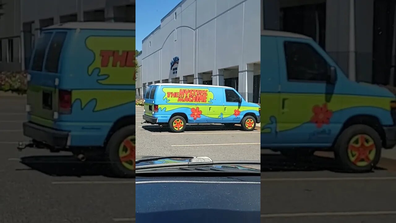 a wild mystery machine appears