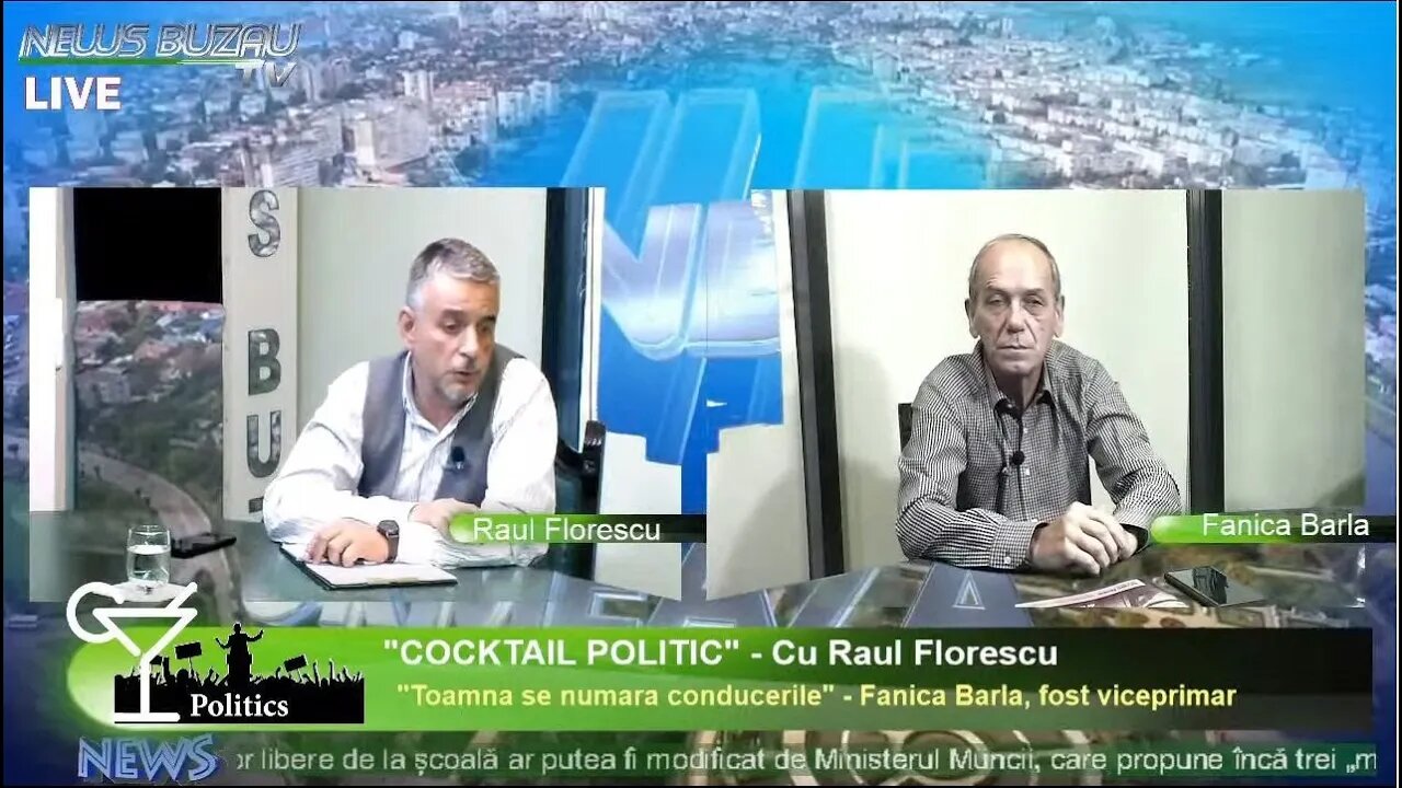 LIVE - TV NEWS BUZAU - "Interviuri altfel", cu Iulian Gavriluta. "Noi locuri uimitoare pline cu T…