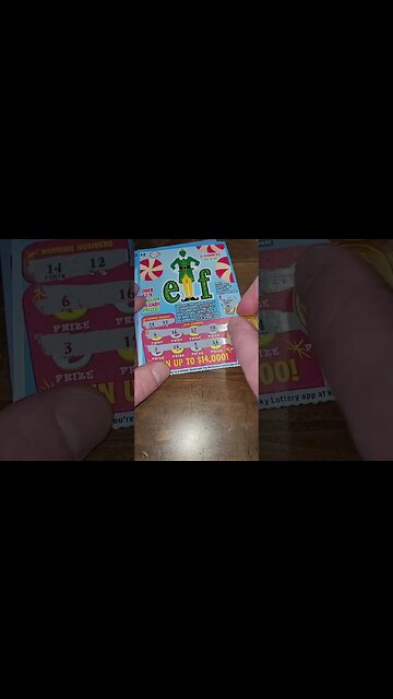 Elf Lottery Ticket #shorts #lottery