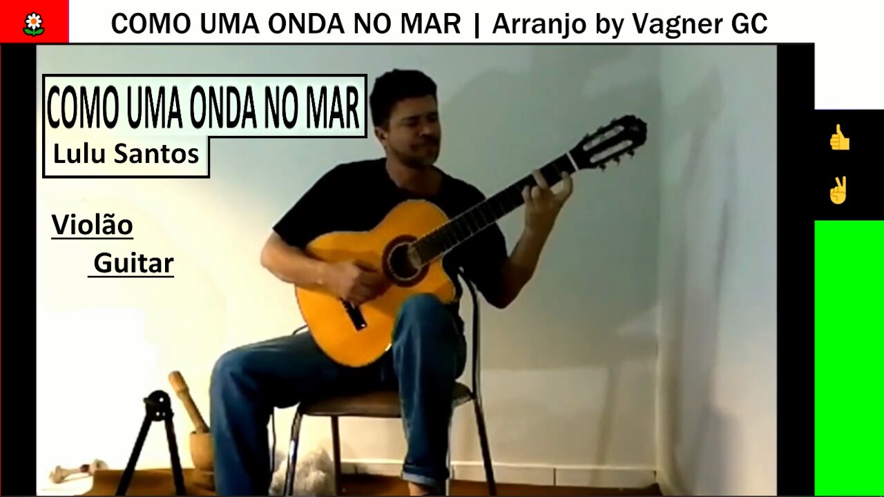 COMO UMA ONDA (no Mar) - LULU SANTOS