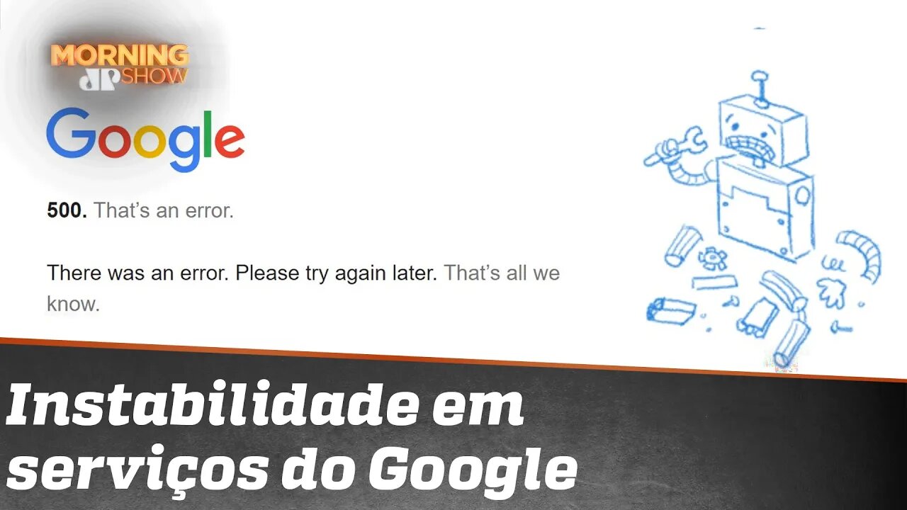 Por que o Google saiu do ar?