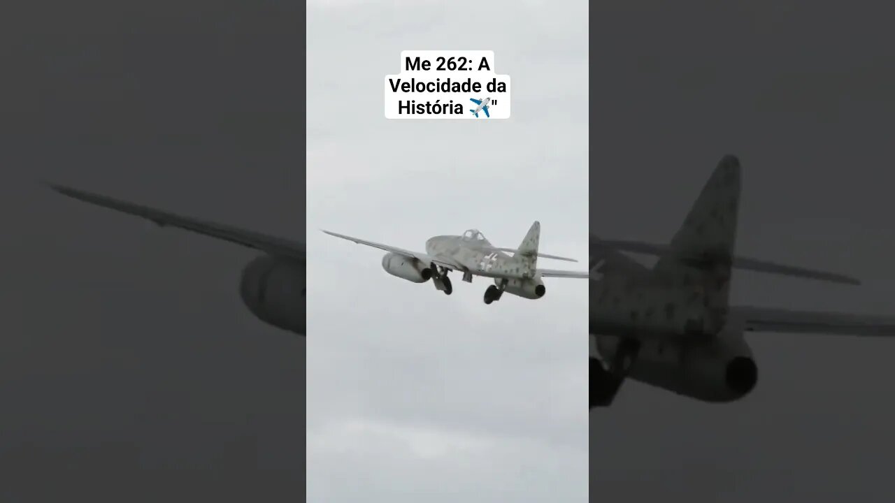 Me 262: A Velocidade da História ✈️ #war #guerra #history