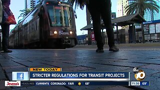 Stricter regulations for transit projects
