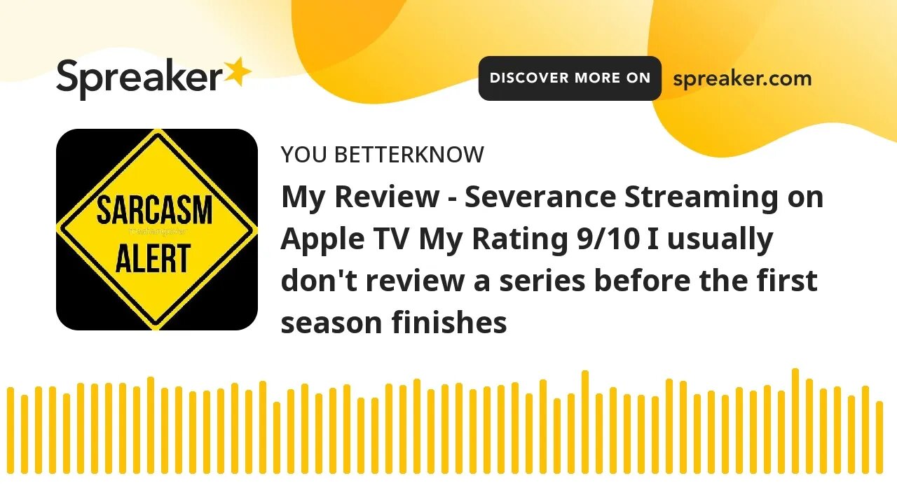 My Review - Severance Streaming on Apple TV My Rating 9/10 I usually don't review a series before th