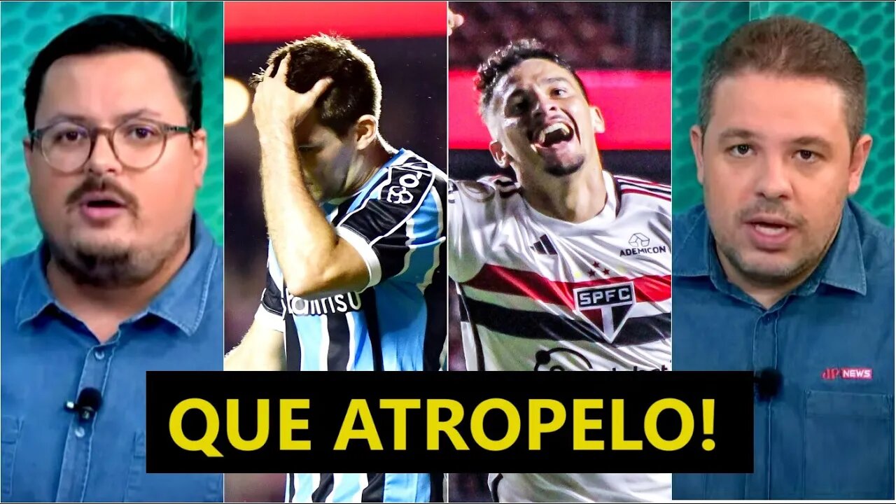 "O São Paulo DOMINOU, DESTRUIU o Grêmio! E o James Rodríguez hoje..." SPFC ENFIA 3 a 0 e é ELOGIADO!